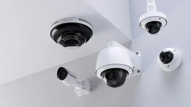 Avigilon IP security camera range including dome, bullet, and specialty cameras