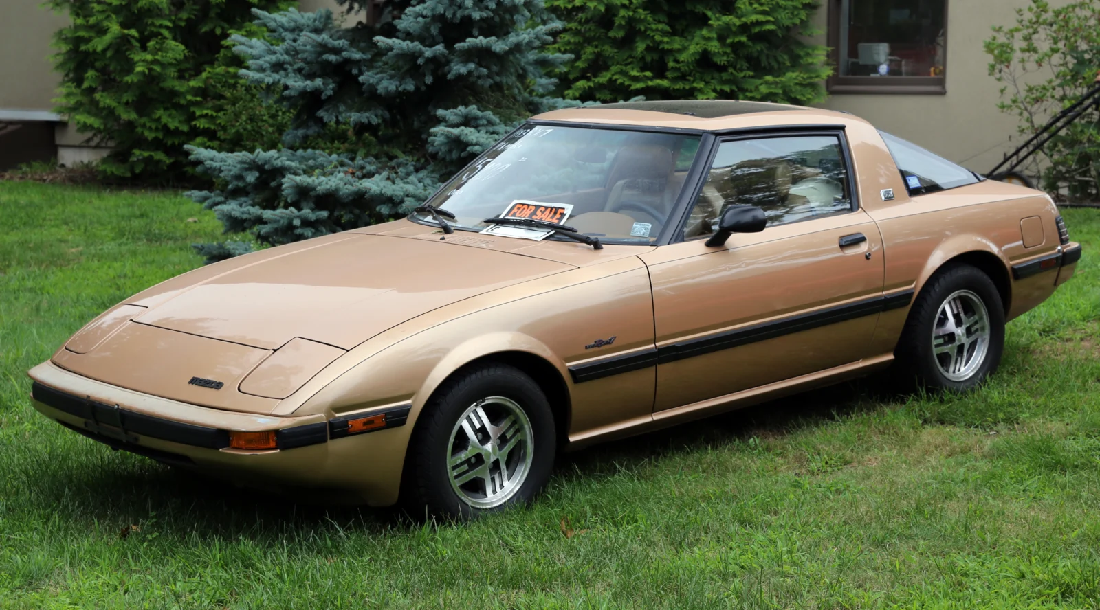 1983 Mazda RX-7 — representative vehicle generation; Late North American FB body before the final 1984 update