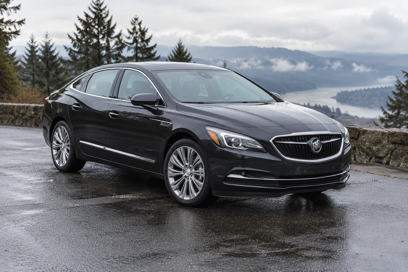 One 2017-2019 Buick LaCrosse representative of this body-style range