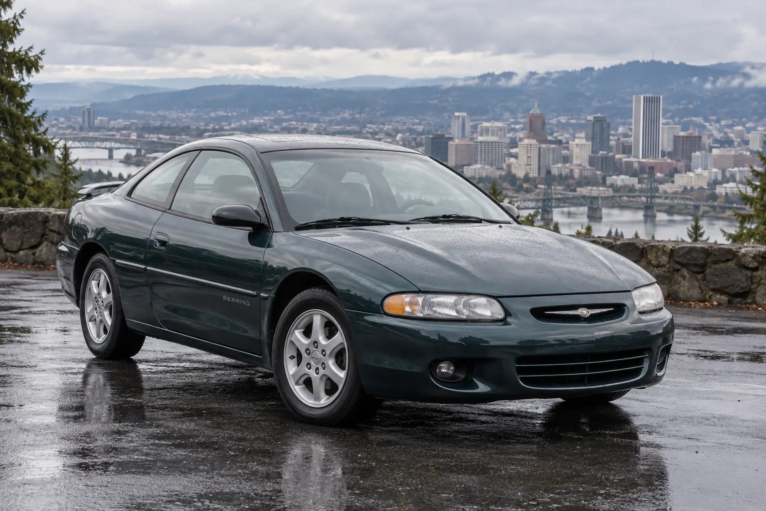 One 1995-2000 Chrysler Sebring 2 Door representative of this body-style range
