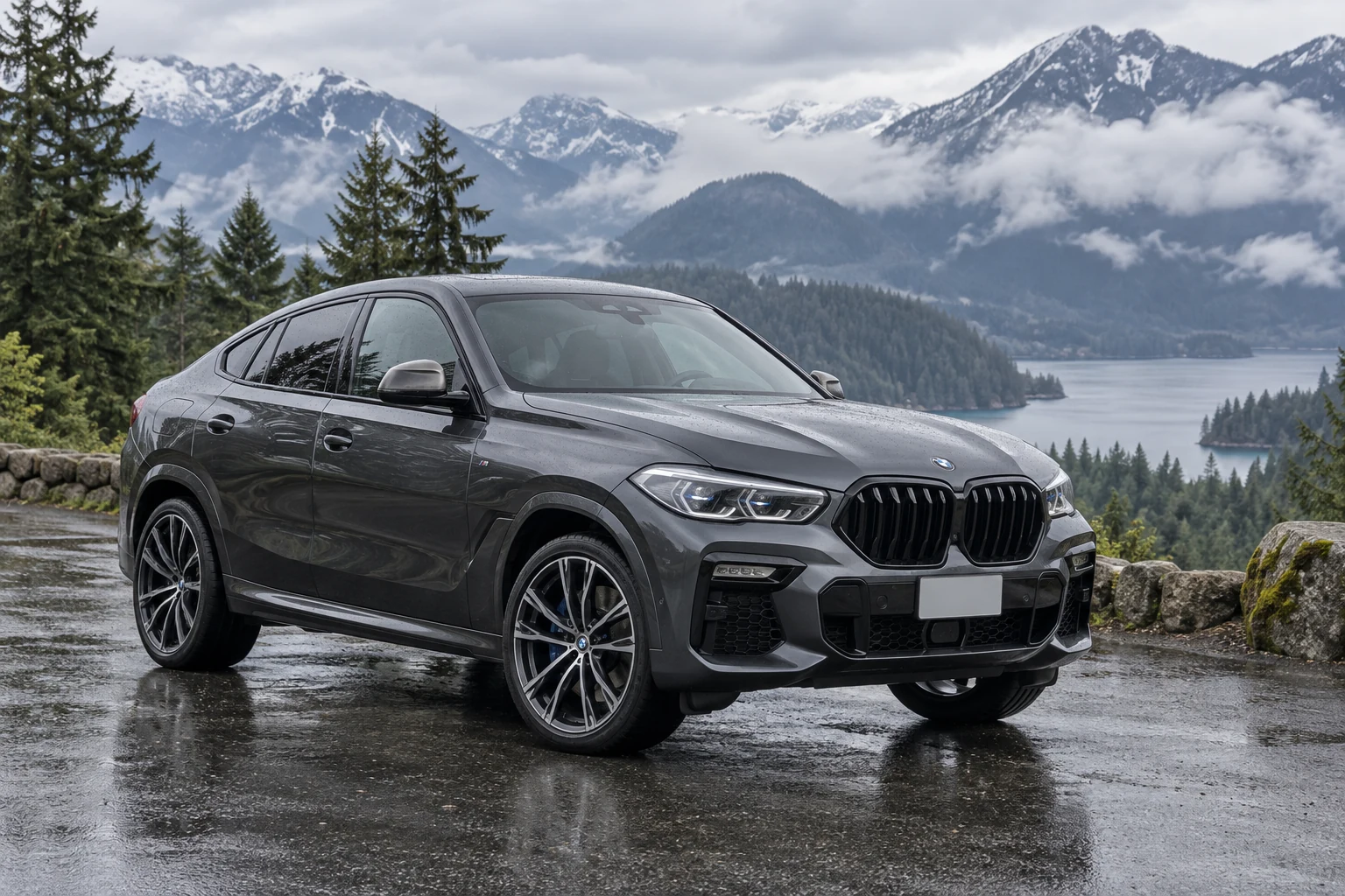 One 2020-2024 BMW X6 representative of this body-style range
