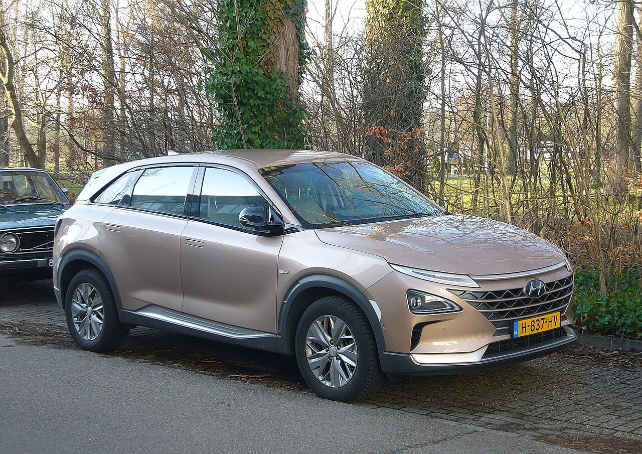 2020–2021 Hyundai Nexo — representative vehicle generation; 2020 Netherlands-market example; market trim and equipment may differ