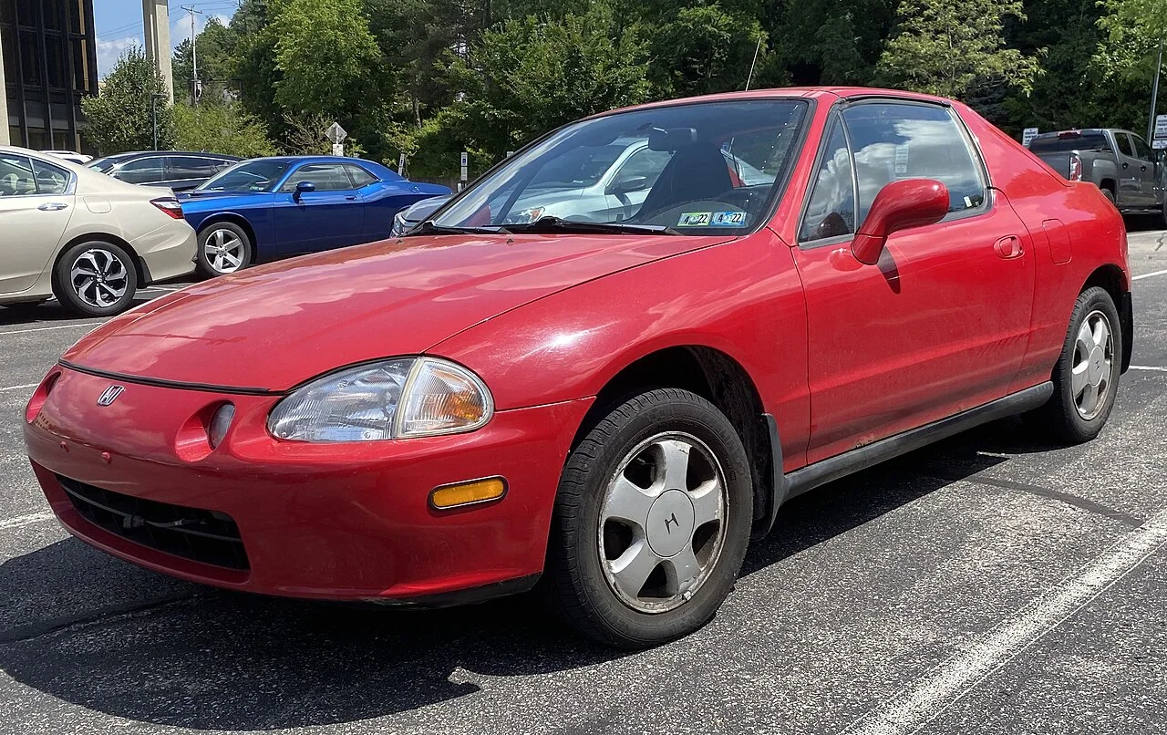 1993–1995 Honda del Sol — early body styling, introduced in 1992 for the 1993 U.S. model year