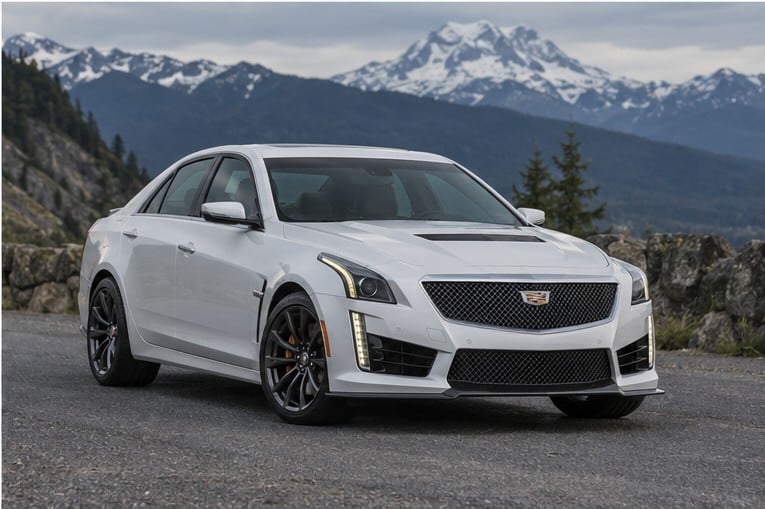 One 2014-2015 Cadillac CTS-V representative of this body-style range