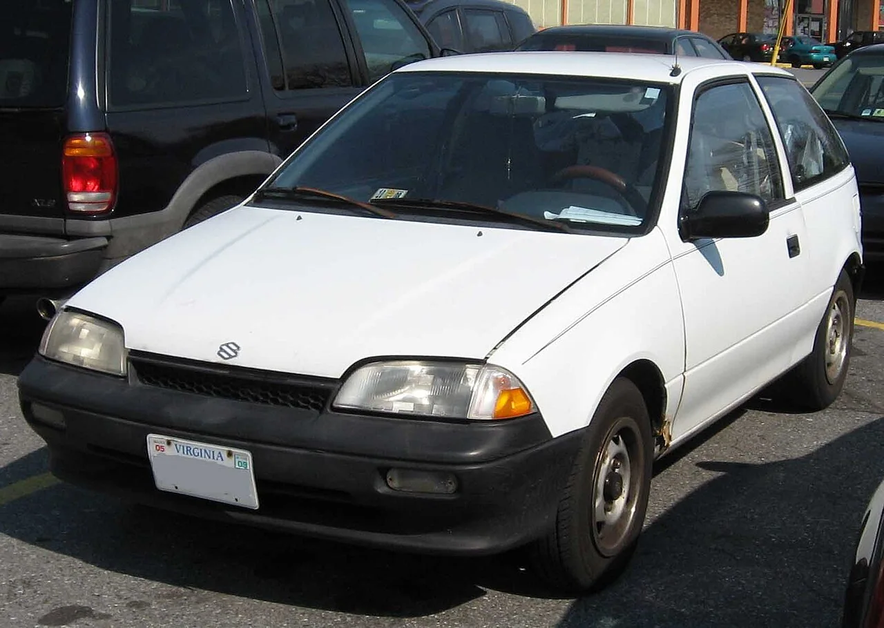 1989–1991 Suzuki Swift — representative vehicle generation; original North American hatchback styling