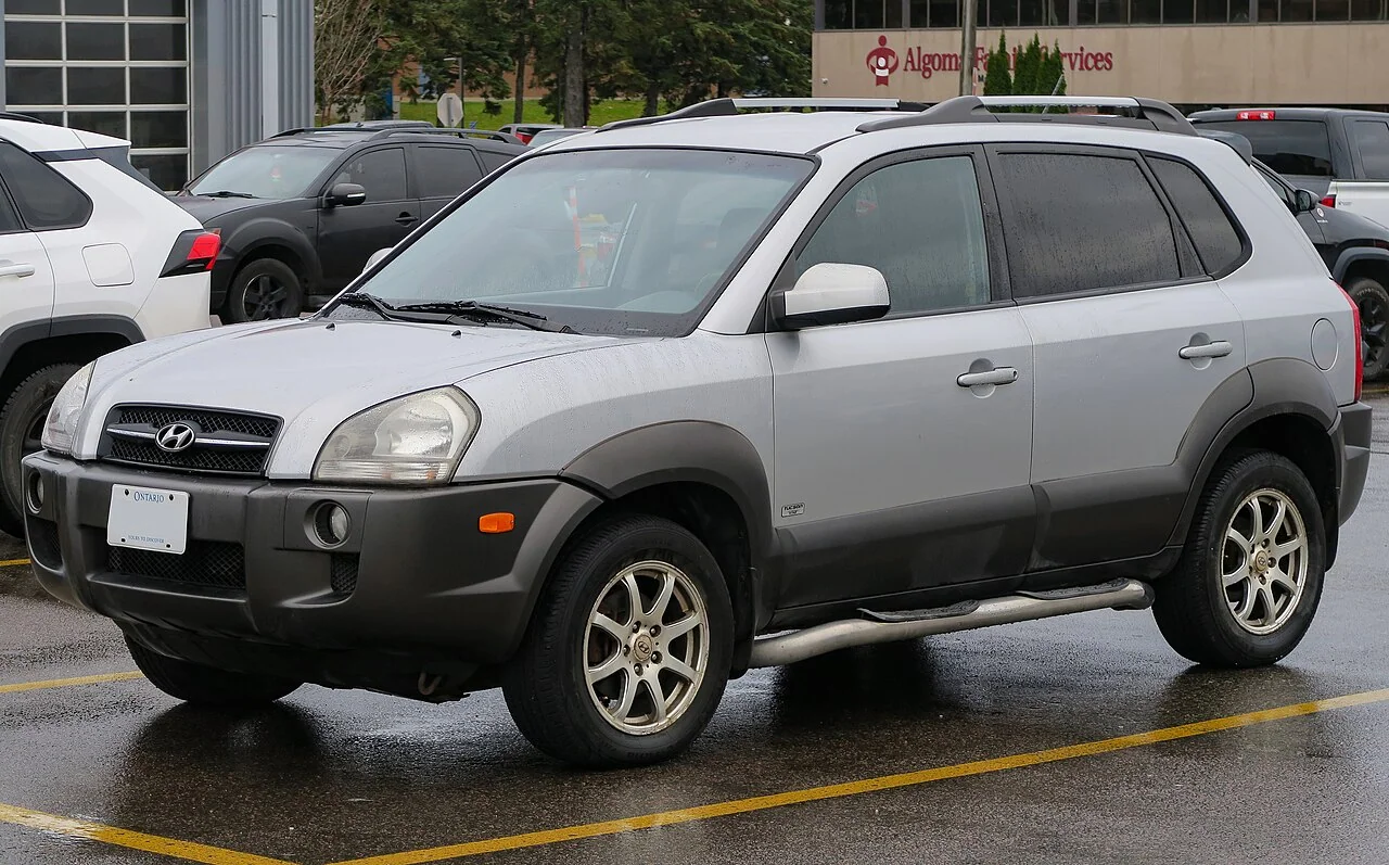 2005–2009 Hyundai Tucson — representative vehicle photo