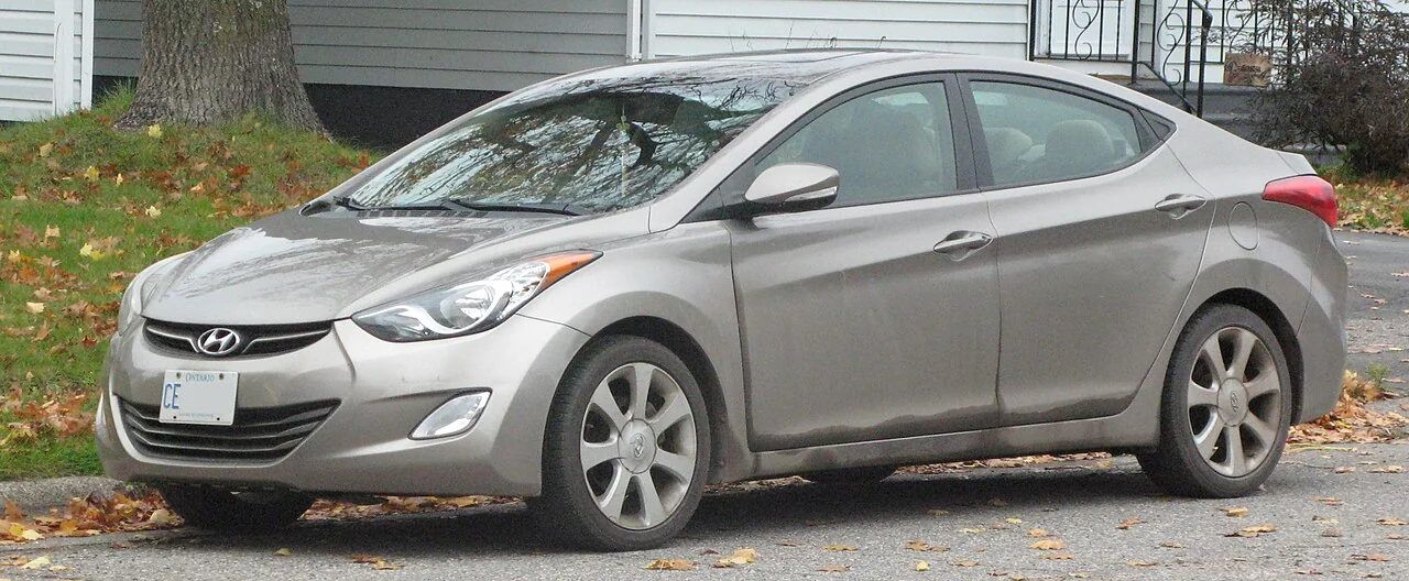 2011–2013 Hyundai Elantra 4 Dr — representative vehicle photo