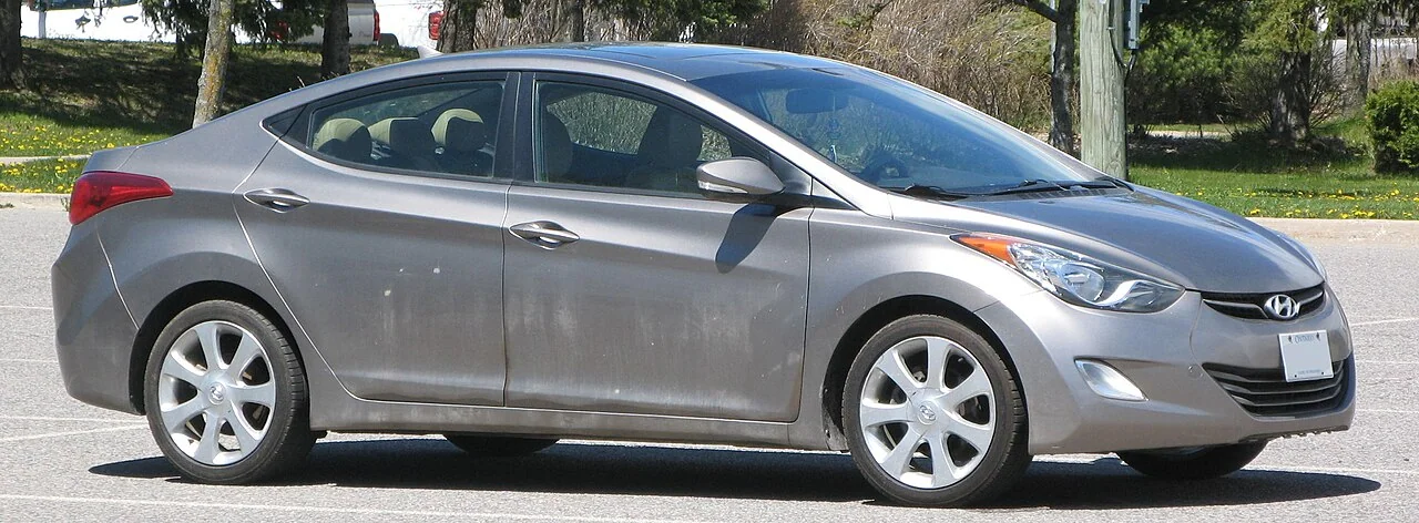 2011–2016 Hyundai Elantra 4 Dr — representative vehicle photo